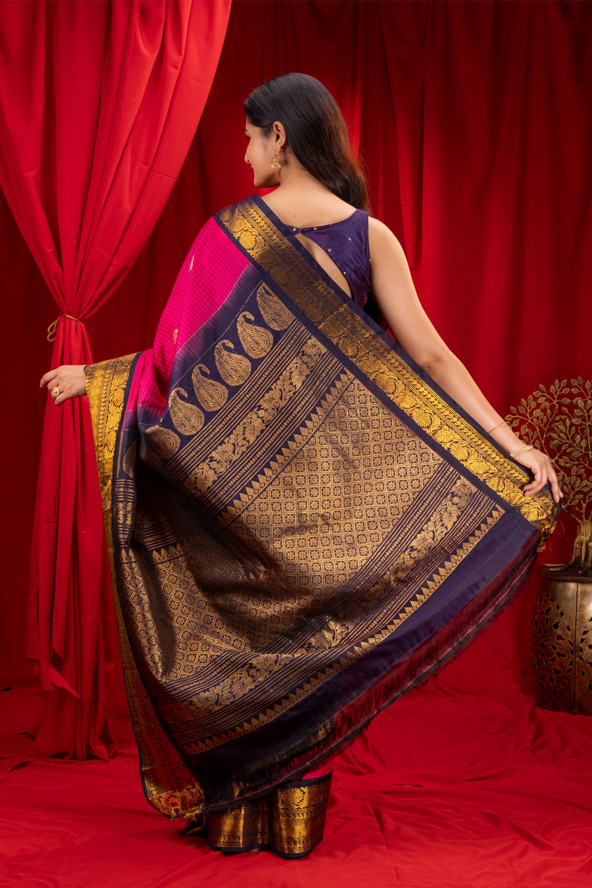  Gadwal Handloom Pure Silk Saree