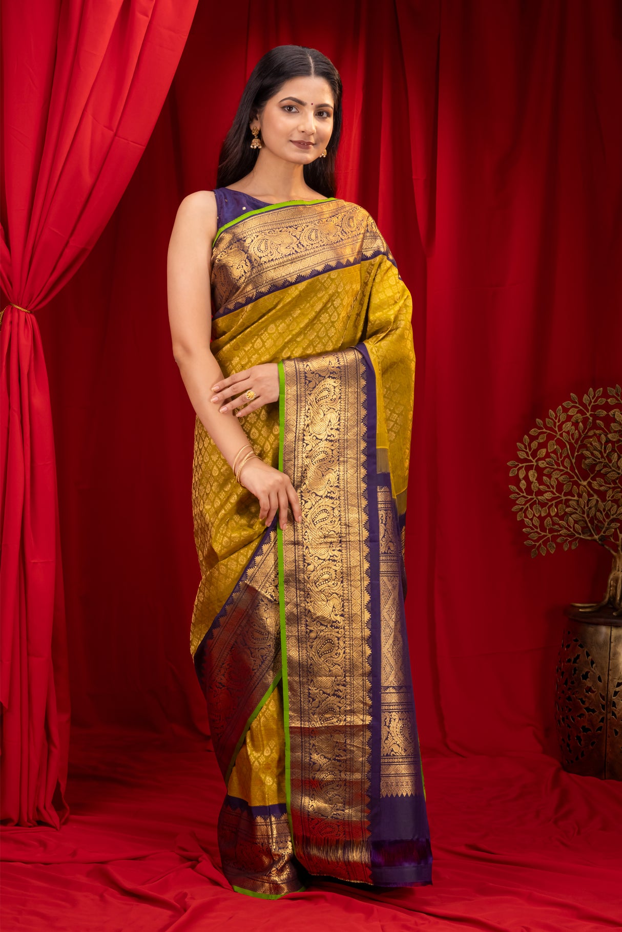 Gadwal Handloom Pure Silk Saree