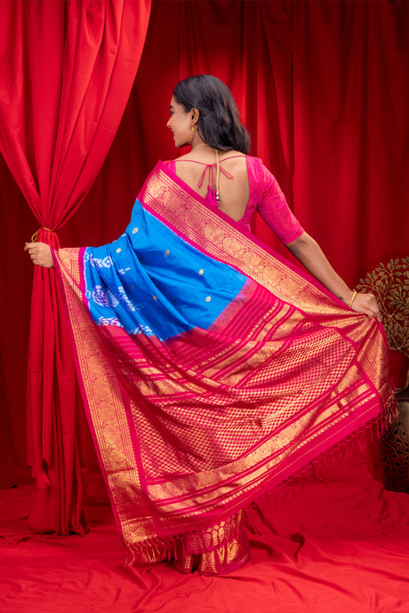 Gadwal Handloom Pure Silk Saree