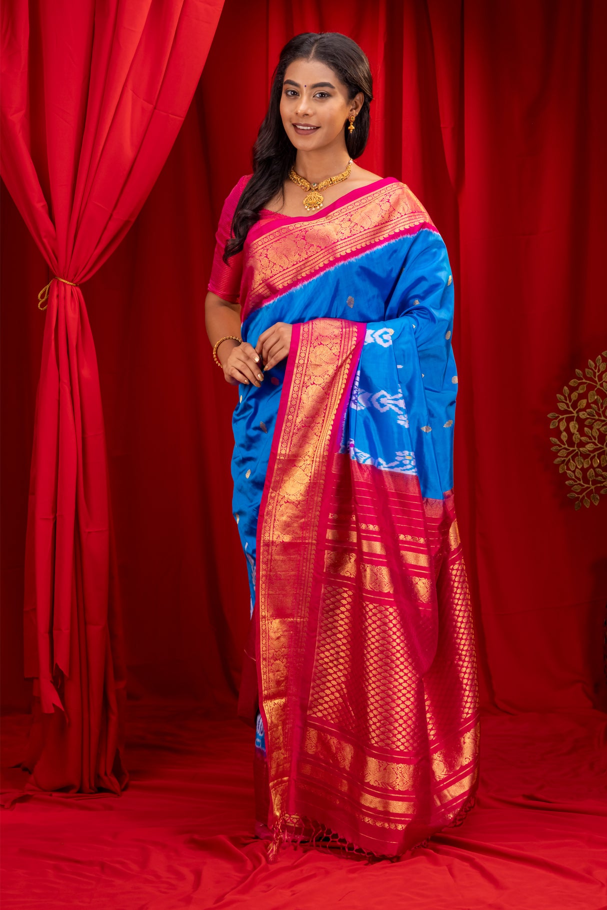 Gadwal Handloom Pure Silk Saree