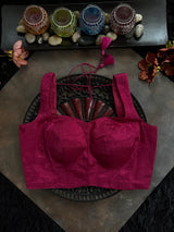 Fuchsia Tissue Sleeveless Blouse 36