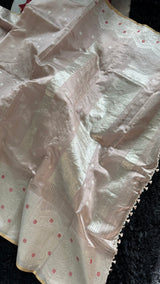 Chanderi Pattu With Blouse