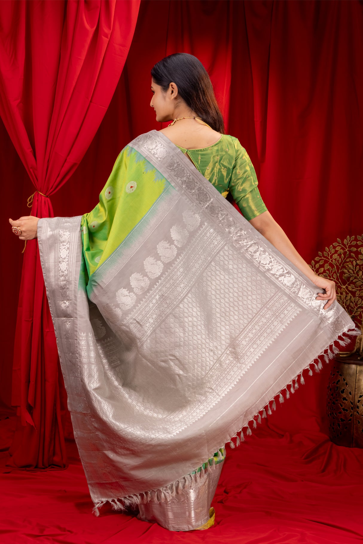 Gadwal Handloom Pure Silk Saree