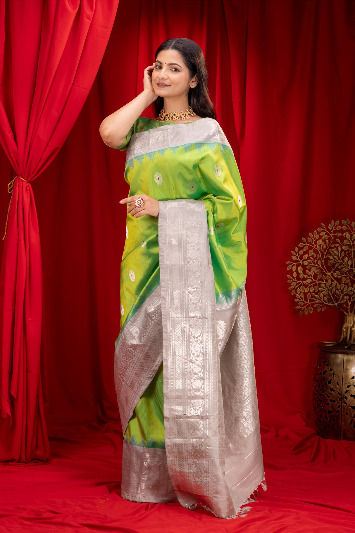 Gadwal Handloom Pure Silk Saree