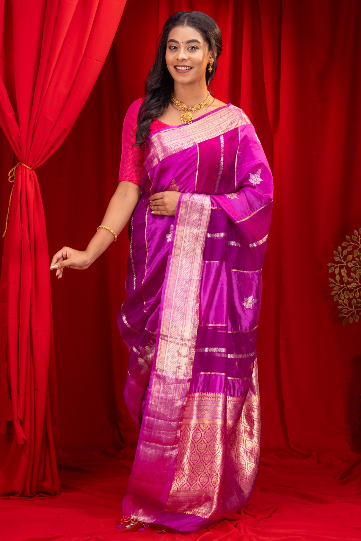 Gadwal Handloom Pure Silk Saree