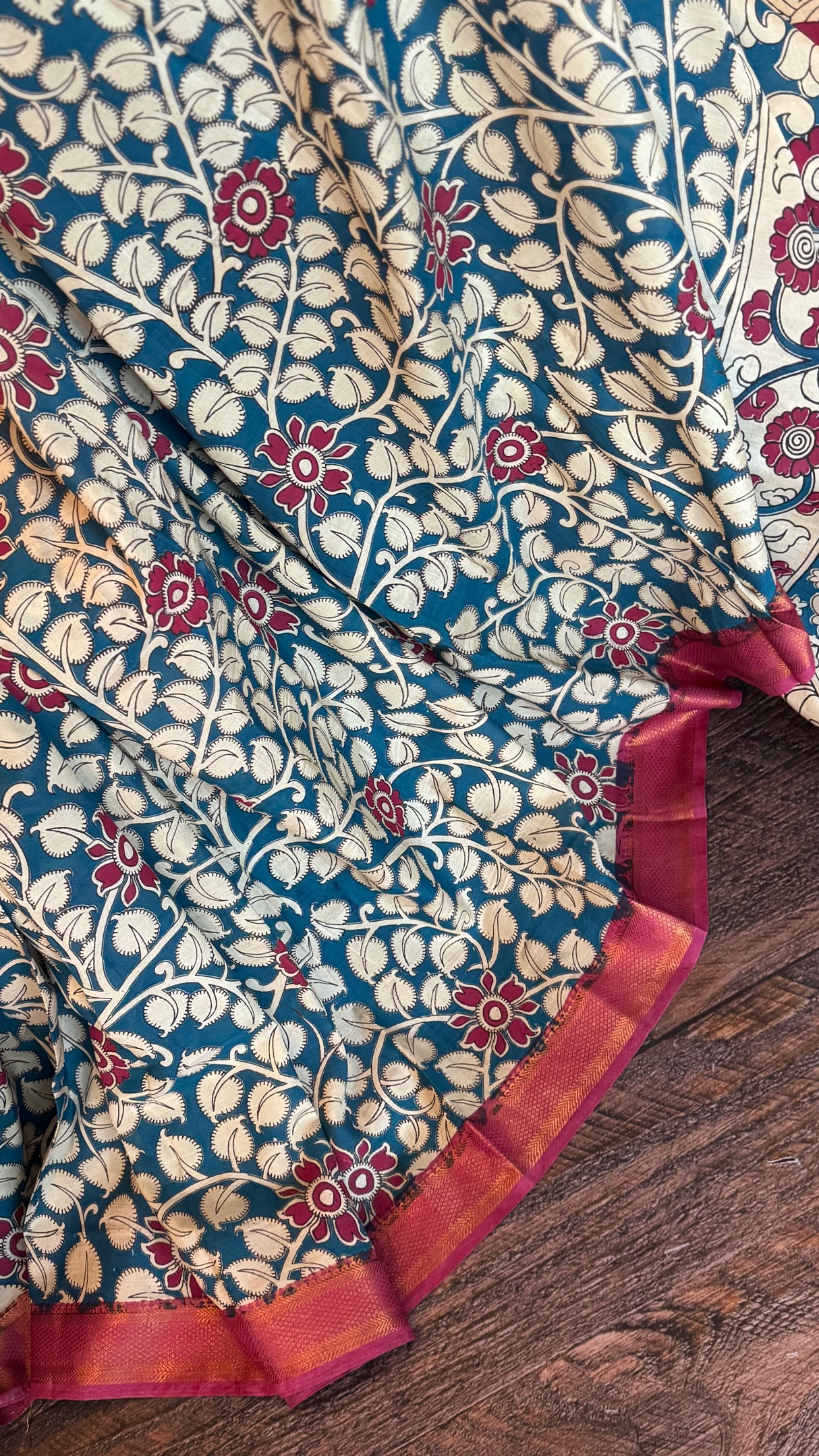 Kalamkari Chinuri Silk