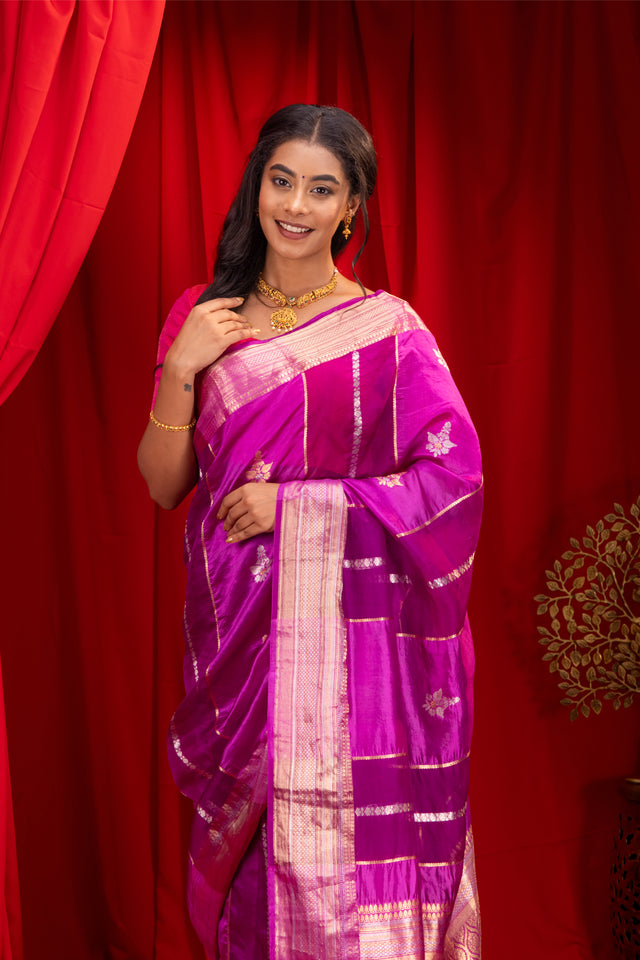 Gadwal Handloom Pure Silk Saree