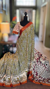 Kalamkari Chinuri Silk