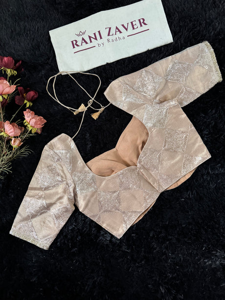 Gold tissue blouse 38