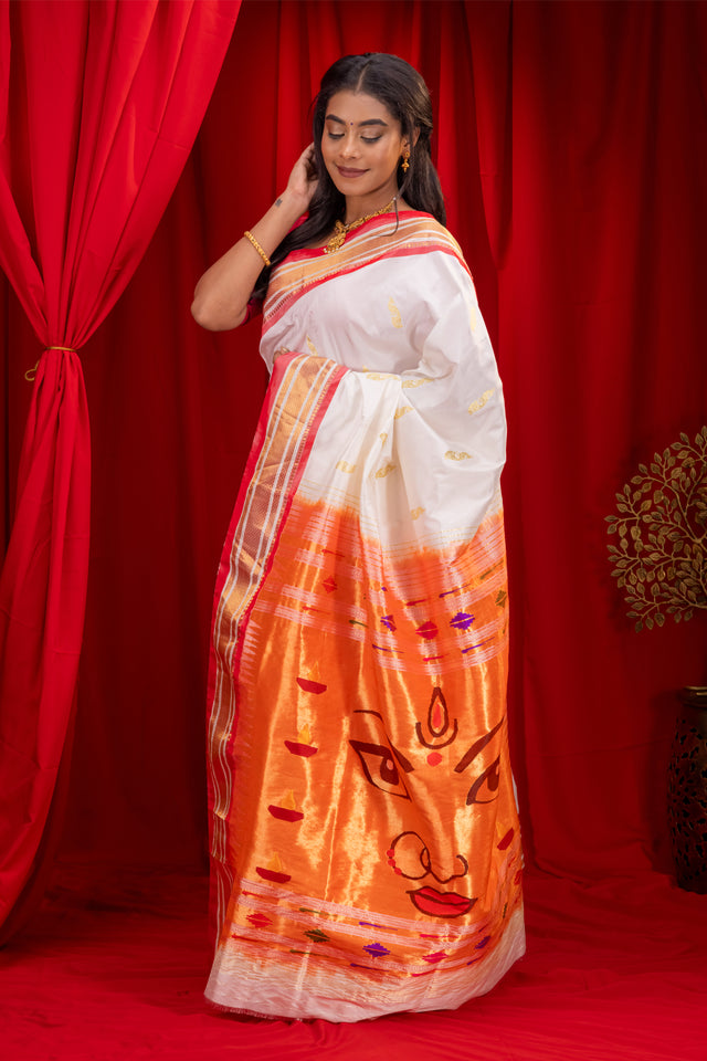 Gadwal Handloom Pure Silk Saree