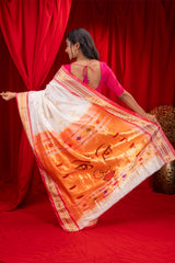 Gadwal Handloom Pure Silk Saree