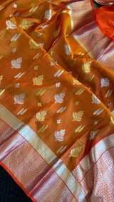 Rust Venkatagiri Pure SIlk Handloom