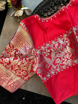 Pink Venkatagiri Pure SIlk Handloom
