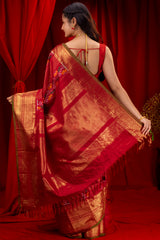 Gadwal Handloom Pure Silk Saree