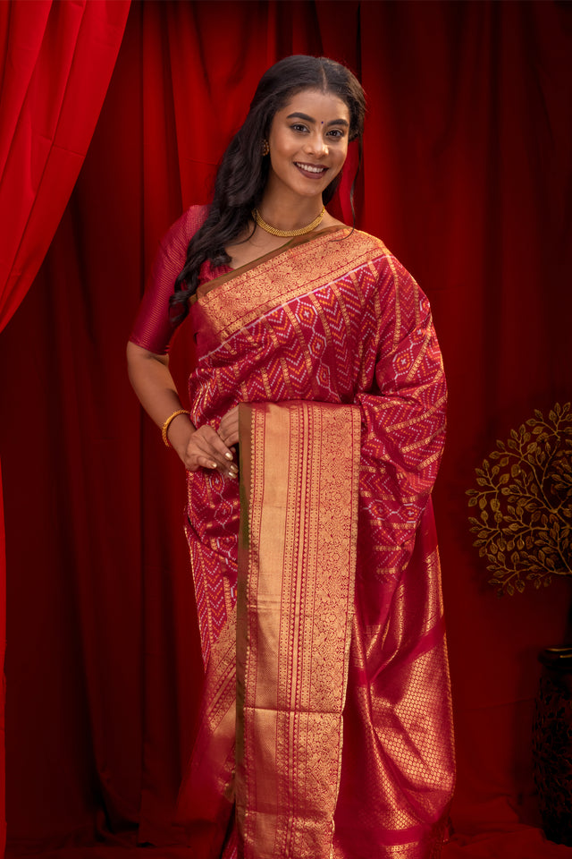 Gadwal Handloom Pure Silk Saree