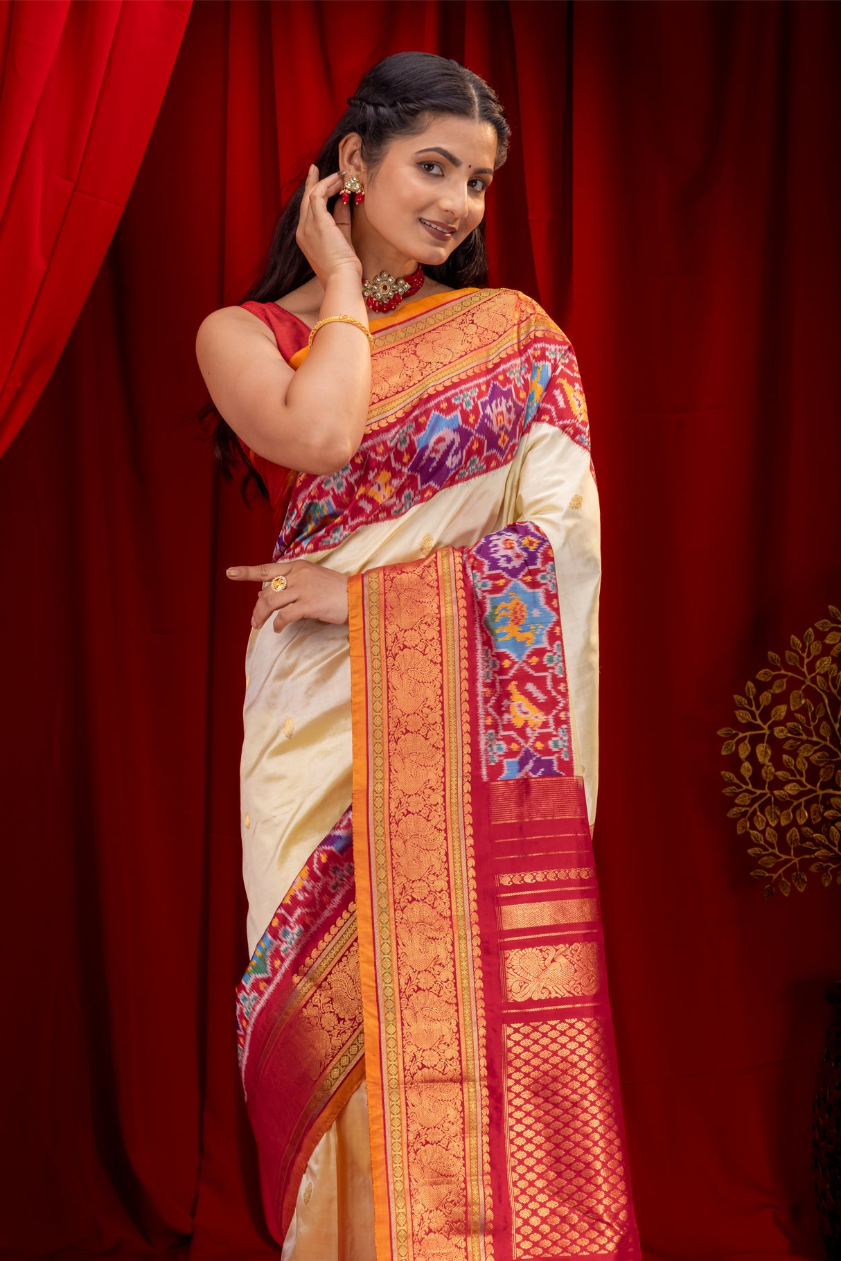 Gadwal Handloom Pure Silk Saree