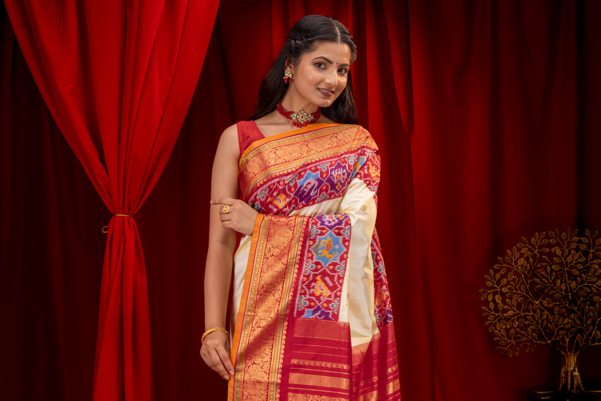 Gadwal Handloom Pure Silk Saree