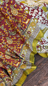 Kalamkari Chinuri Silk