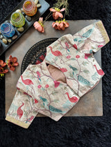 Tissue Organza With Embroidered Blouse