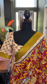 Kalamkari Chinuri Silk