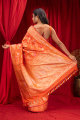 Gadwal Handloom Pure Silk Saree