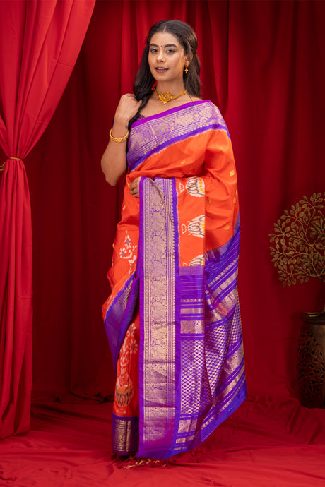 Gadwal Handloom Pure Silk Saree