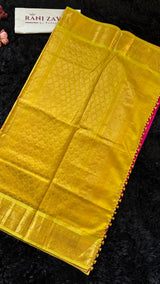 Pink with Sampangi Combo Palam Pazhamum Silk Cotton Kanchipuram