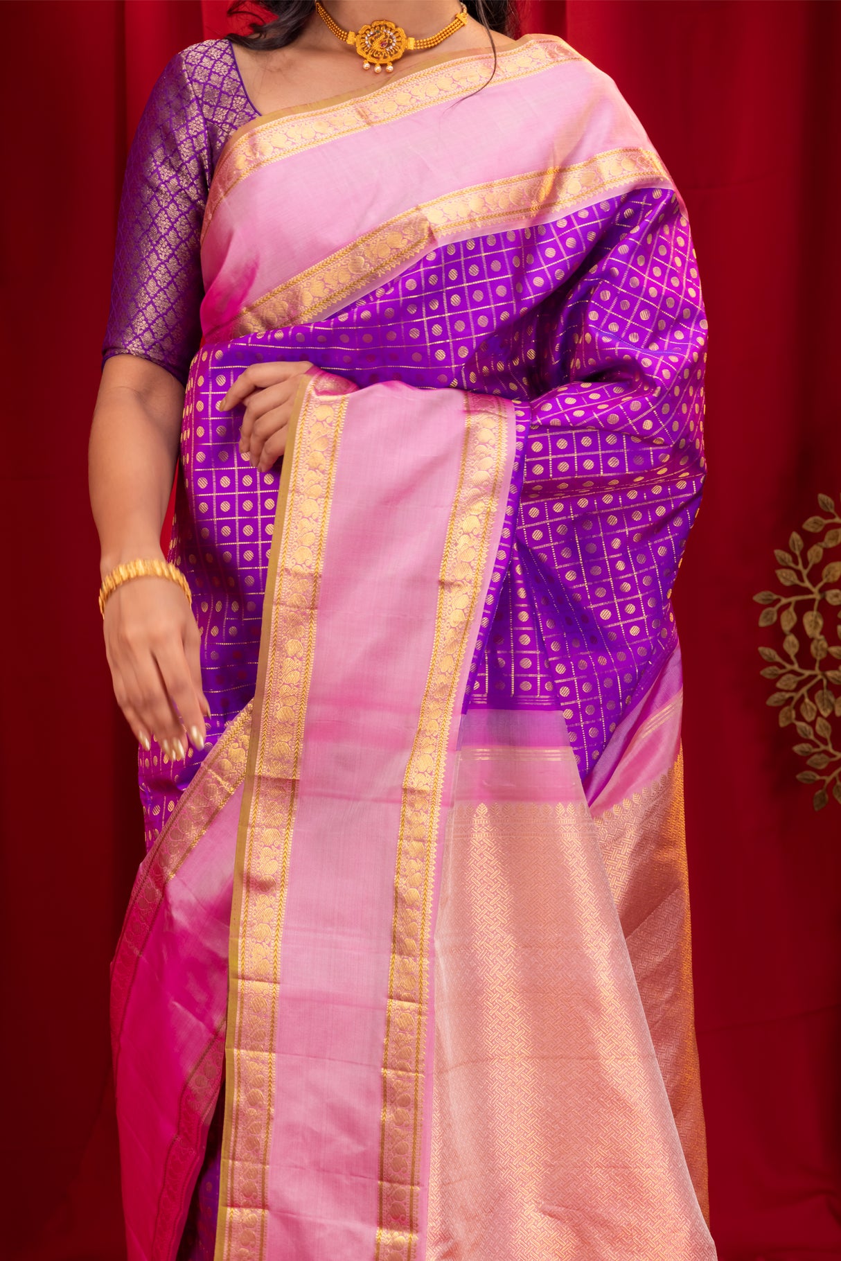  Gadwal Handloom Pure Silk Saree