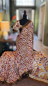 Kalamkari Chinuri Silk