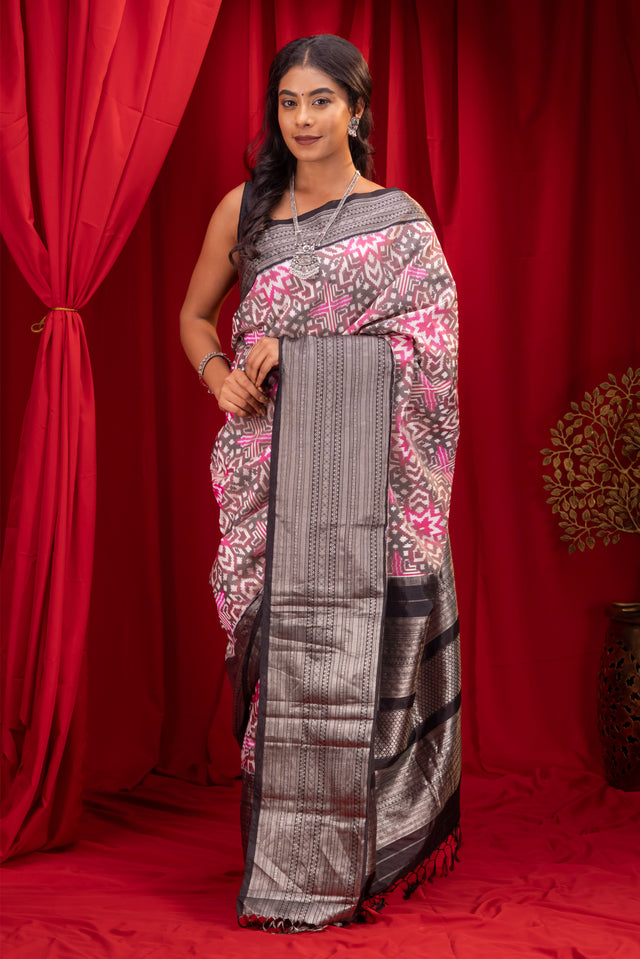  Gadwal Handloom Pure Silk Saree