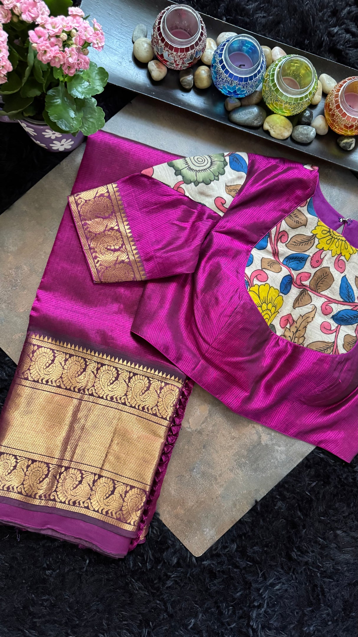Magenta Mangalgiri Pattu