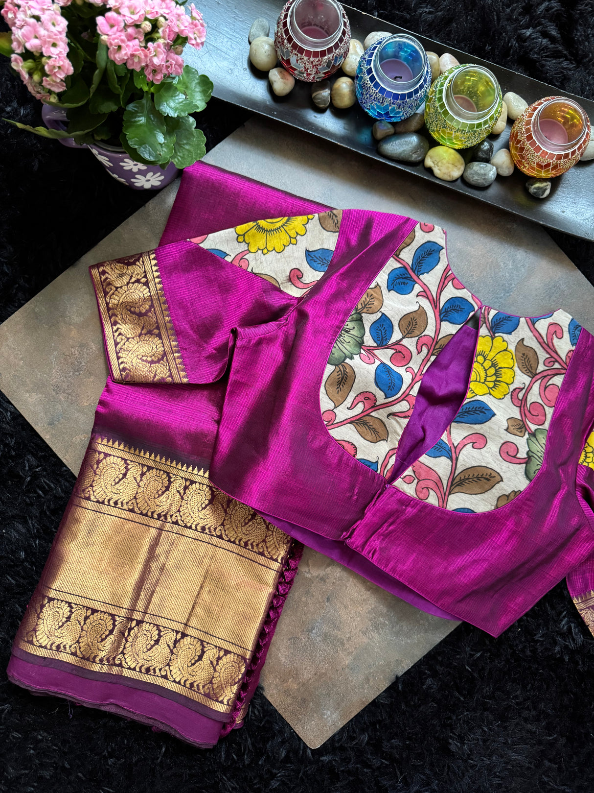 Magenta Mangalgiri Pattu