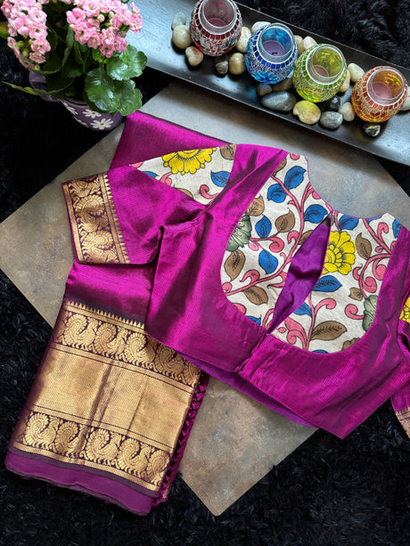 Magenta Mangalgiri Pattu
