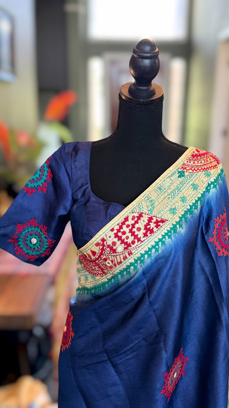 Blue Gachi Lambani Kutch Work