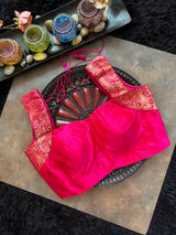 Silk with Brocade Blouse