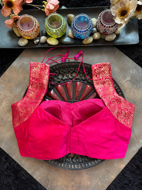 Silk with Brocade Blouse