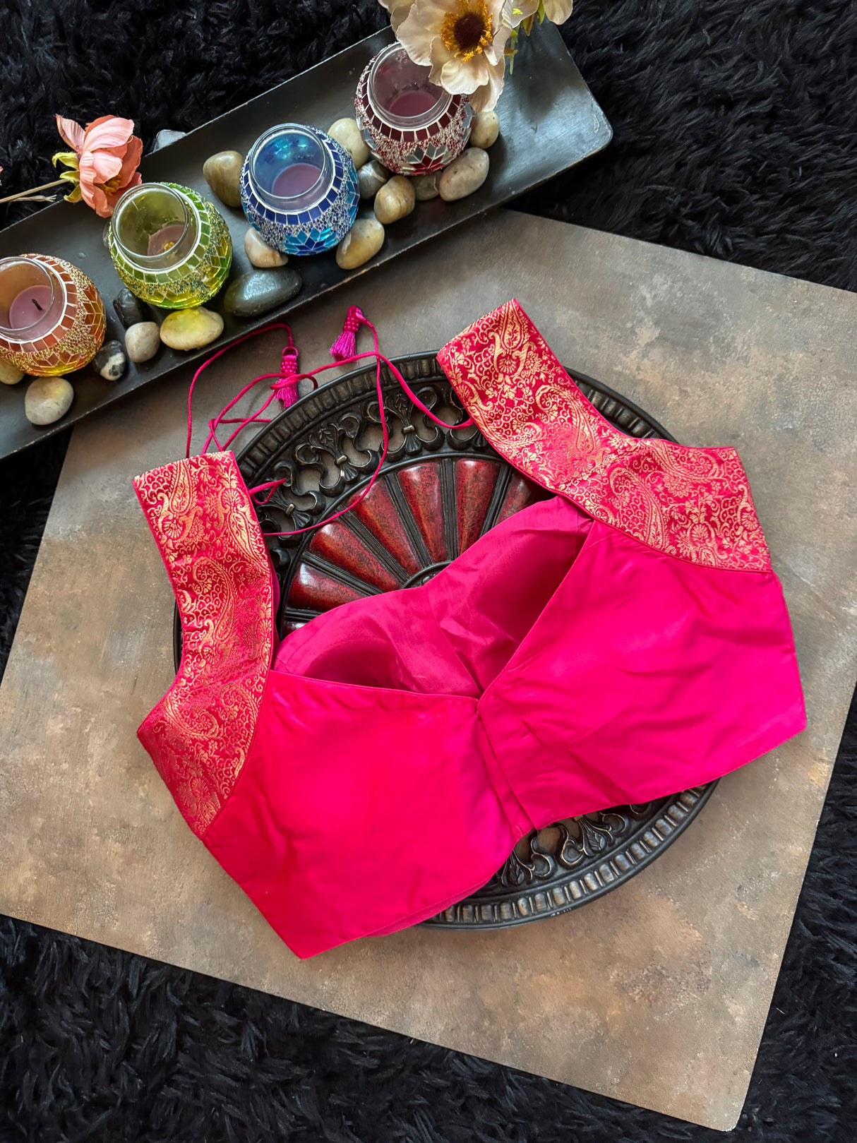 Silk with Brocade Blouse