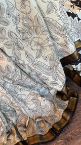 Kalamkari Chinuri Silk