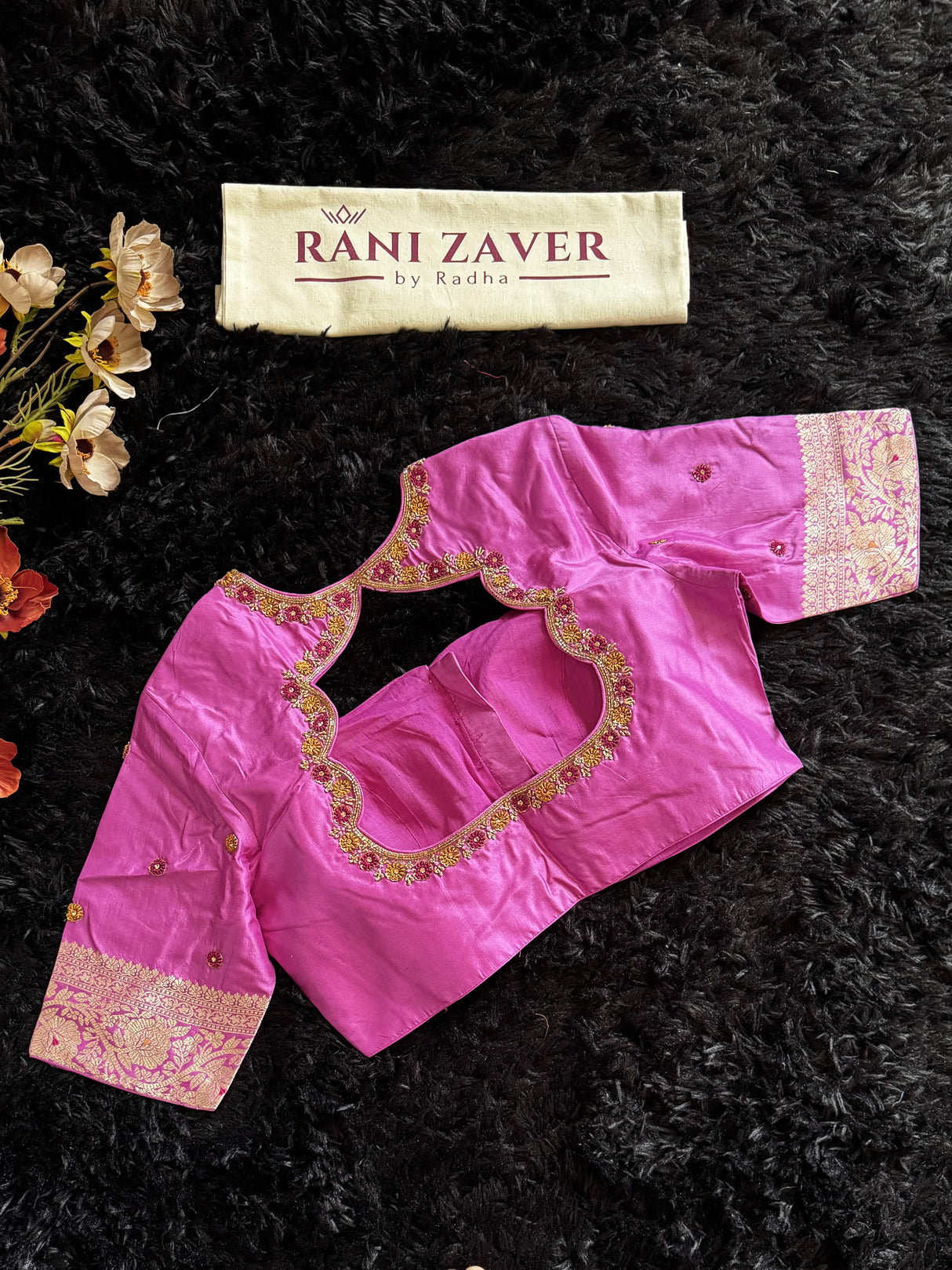 Pink Pure Banaras Katan Silk