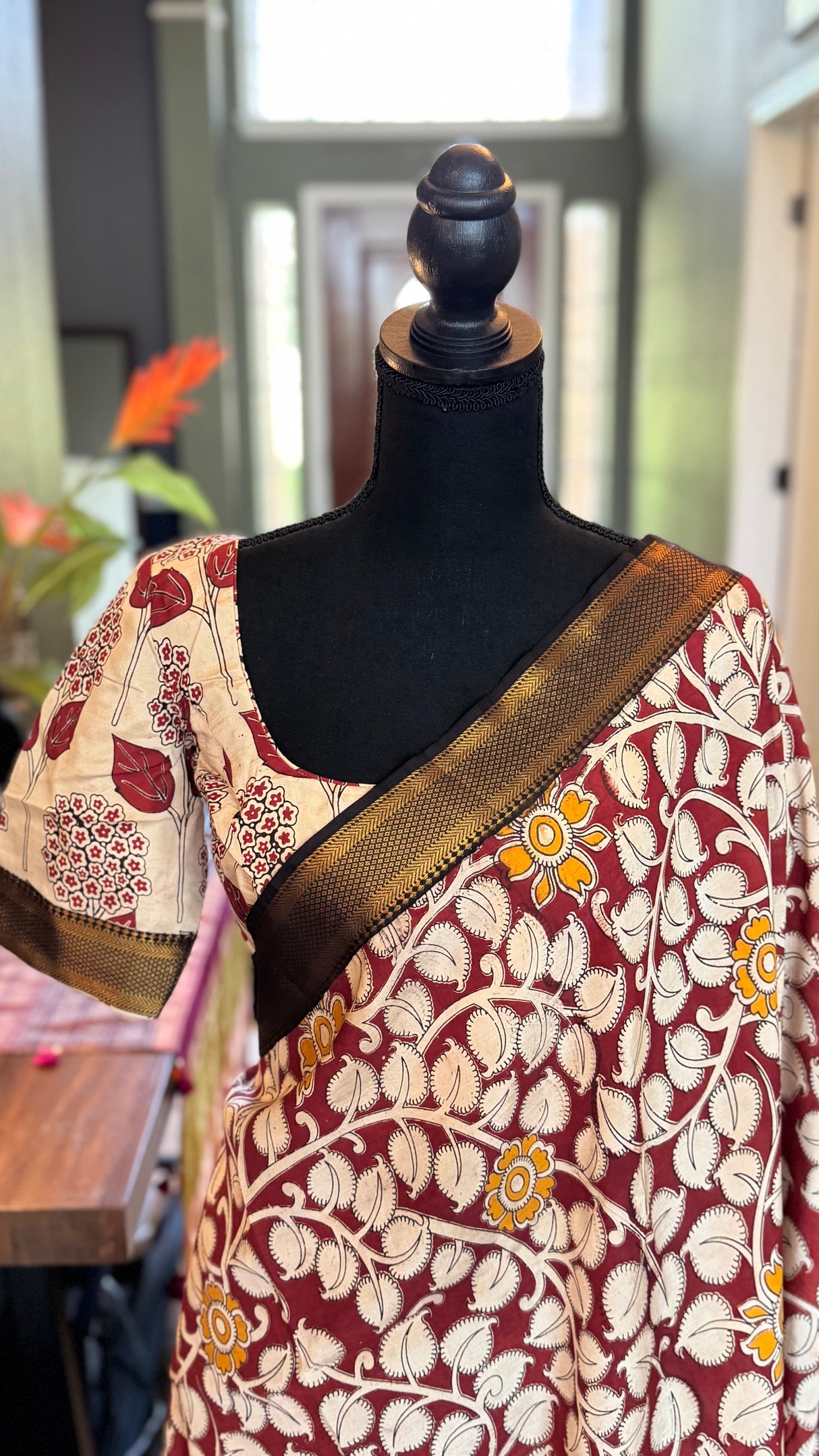 Kalamkari Chinuri Silk