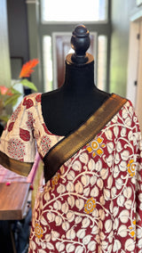 Kalamkari Chinuri Silk