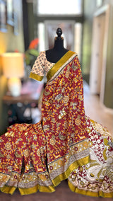 Kalamkari Chinuri Silk
