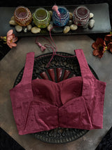Flamingo Pink Tissue Sleeveless Blouse 36