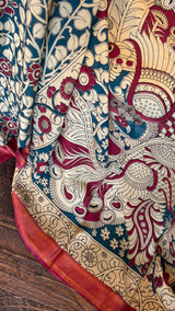 Kalamkari Chinuri Silk