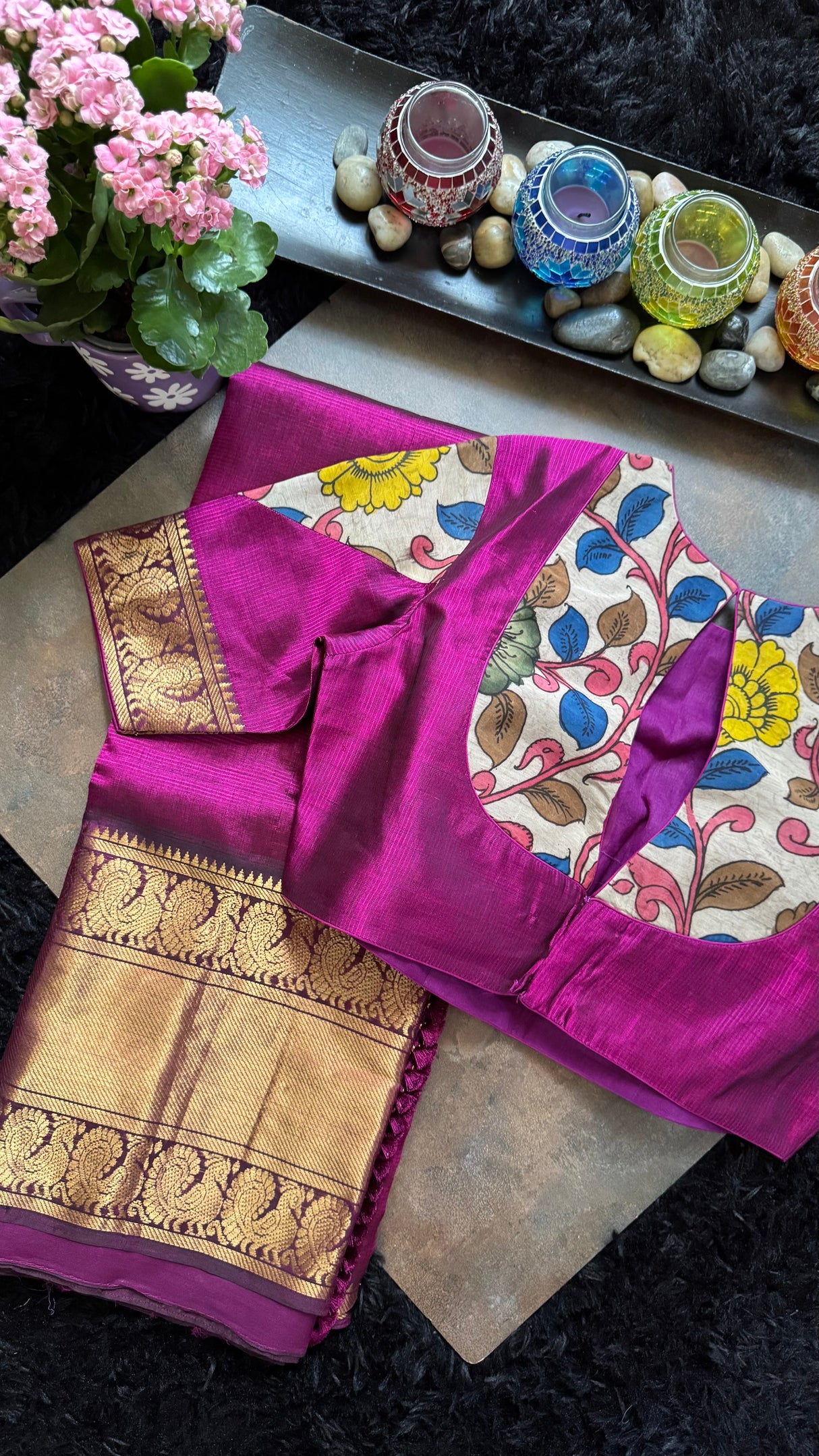 Magenta Mangalgiri Pattu