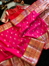Pink Venkatagiri Pure SIlk Handloom