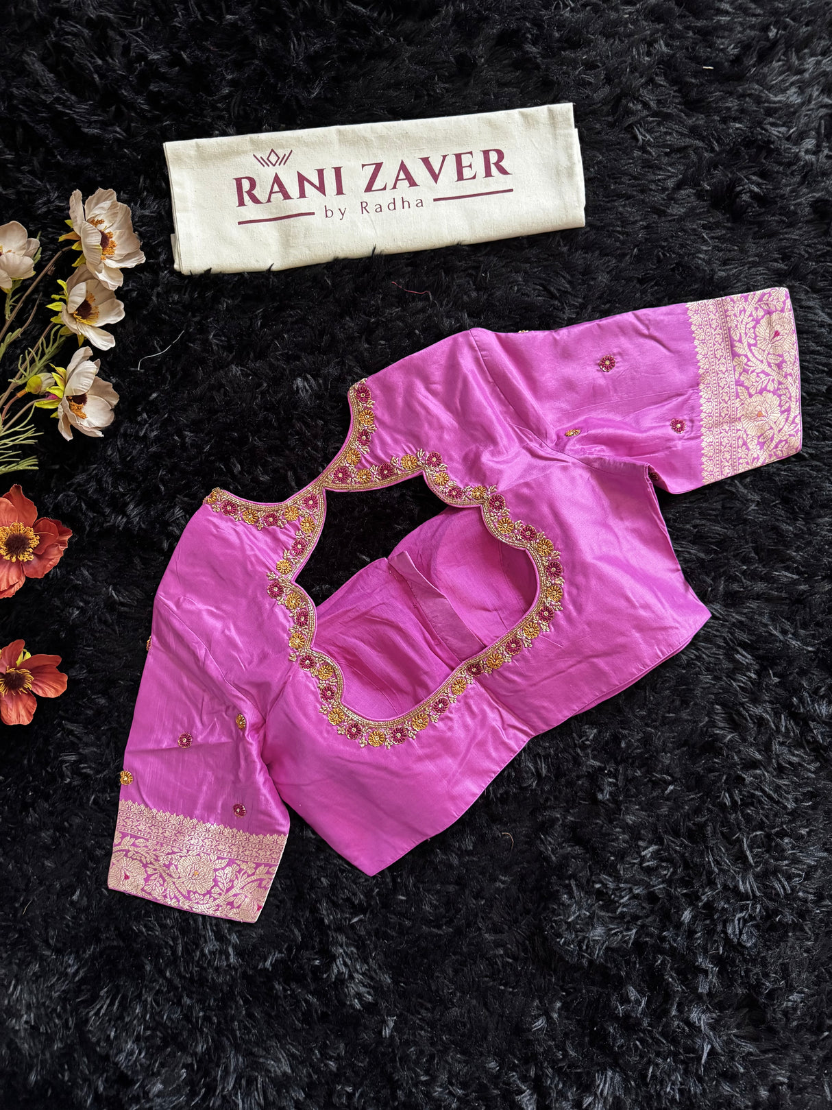 Pink Pure Banaras Katan Silk