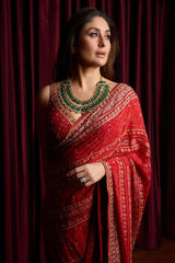 Georgette Kareena Kapoor Saree 36 size blouse