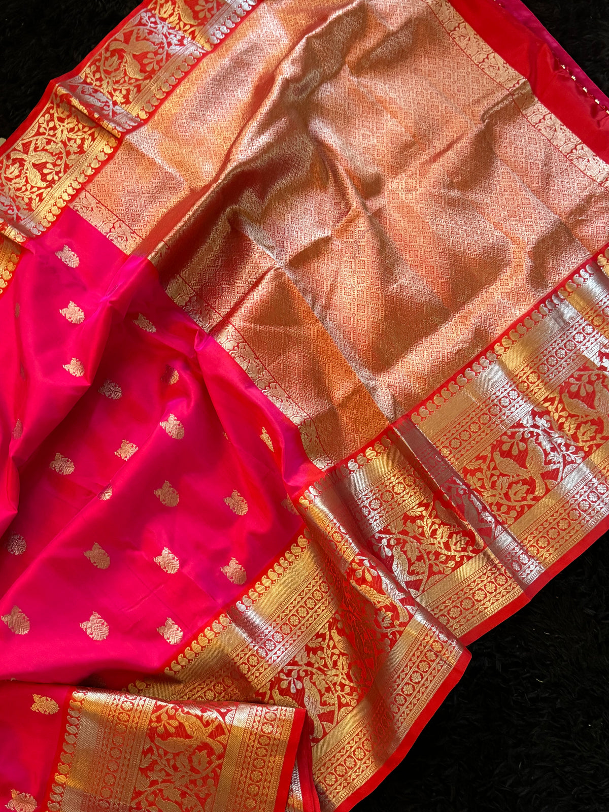 Pink Venkatagiri Pure SIlk Handloom