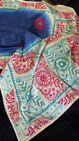 Blue Gachi Lambani Kutch Work